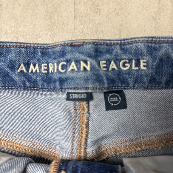 American Eagle jeans strigid curvy super high-waist baggy straight jean - Picture 6 of 12